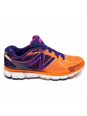 New Balance Women's 1080 V5 N2 Orange and Purple Athletic Running Shoes Size 9